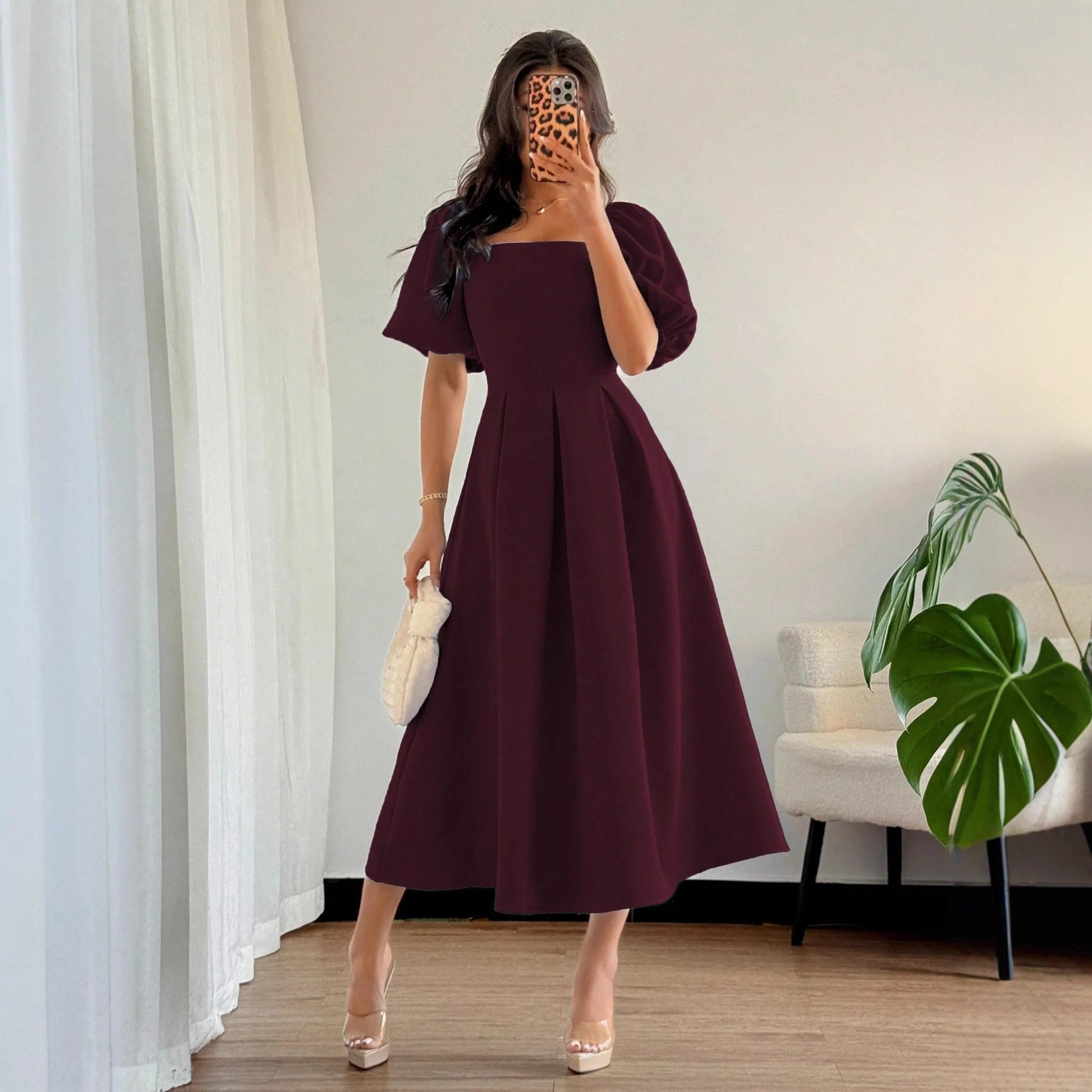 Formal Skirt - Elegante Vestido de Fiesta para Invitadas
