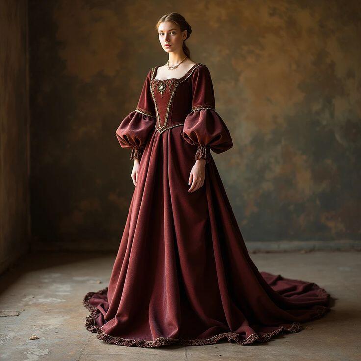 Evening Gown - Vestidos de Noche barrocos victorianos Vintage,