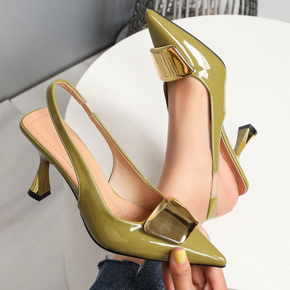 Formal Dress - Elegantes zapatos de tacón con punta