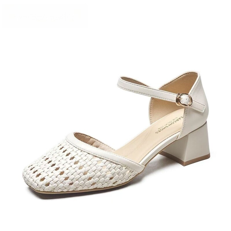 Sandalias de tacón grueso con  - Formal Dress reseña y precio