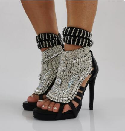 Sandalias de tacón de aguja pl - Wedding Dress reseña y precio